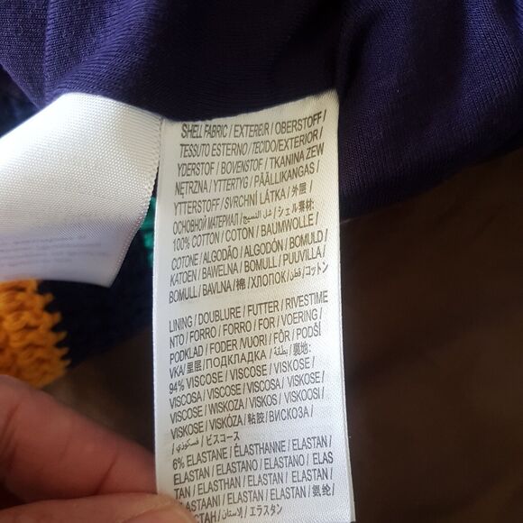 Farm Rio Anthropologie Dress XS Sweater Knit Mini Bohemian Southwestern Boho - Picture 12 of 16